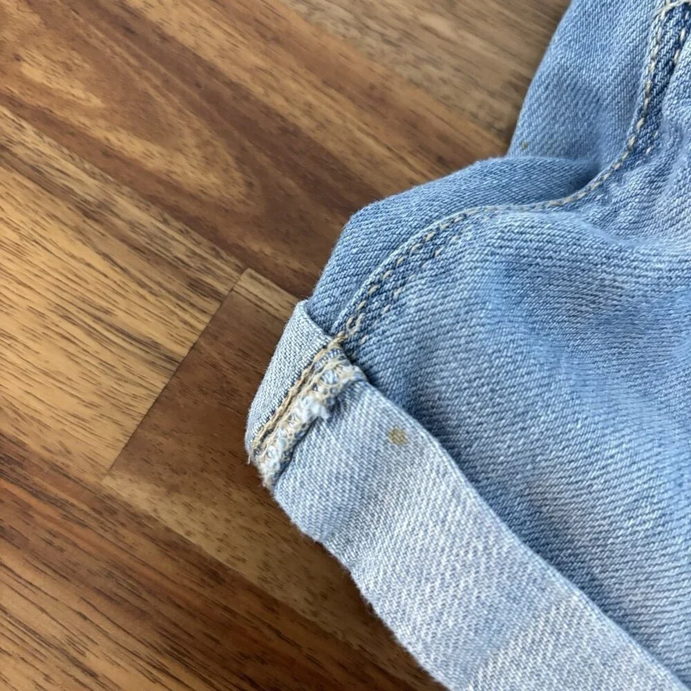 OshKosh B'gosh‎ Short Overalls Shortall Toddler Size 3 Denim Classic